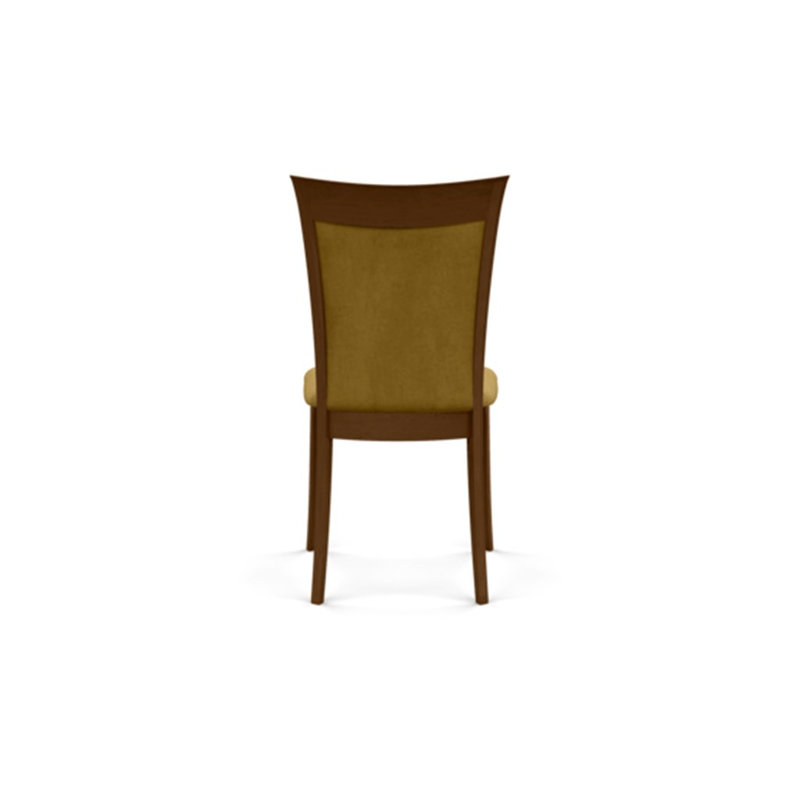 Morgan Leather Dining Chair, Saddle Cherry, Onyx Microsuede