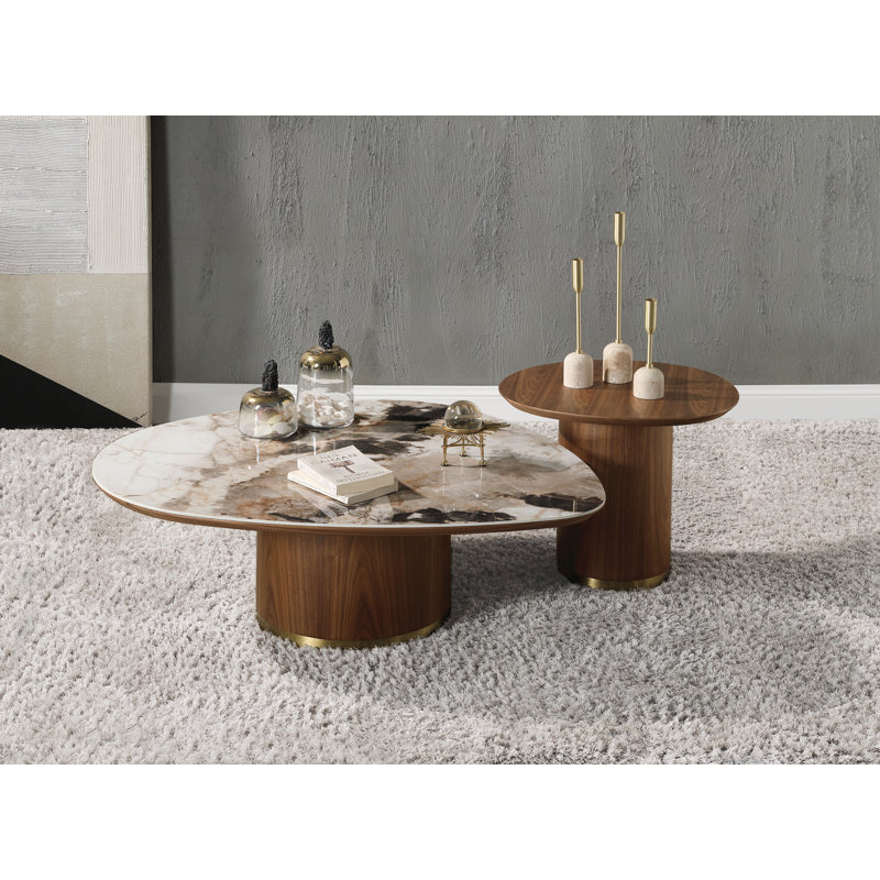 Ensemble de tables basses 2 pièces Daum