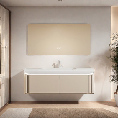 Light luxury minimalist bathroom cabinet