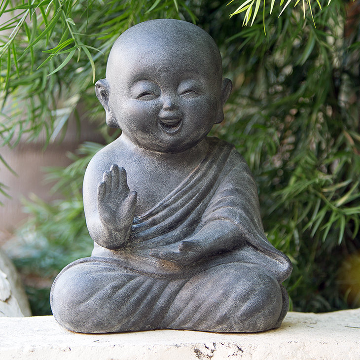 Religious & Spiritual Weather Resistant Fiberstone Garden Statue