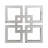 Lakeycha Contemporary Layered Square Accent Mirror-985950910