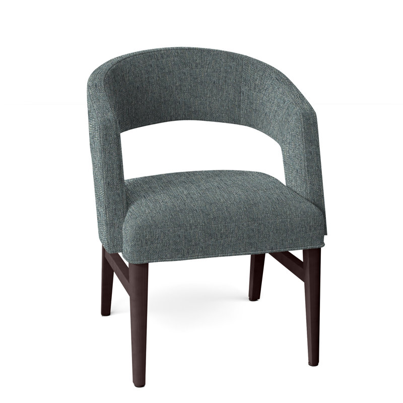 Chaise avec accoudoirs Bryant, Amande chamois, 9508 Oasis