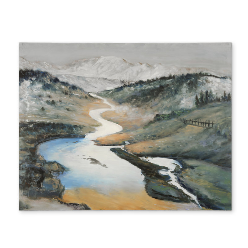 Blue Mountains Polyester Placemat | Landscape Home Decor