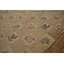 Antique American Hooked Rug Large Wool Ivory