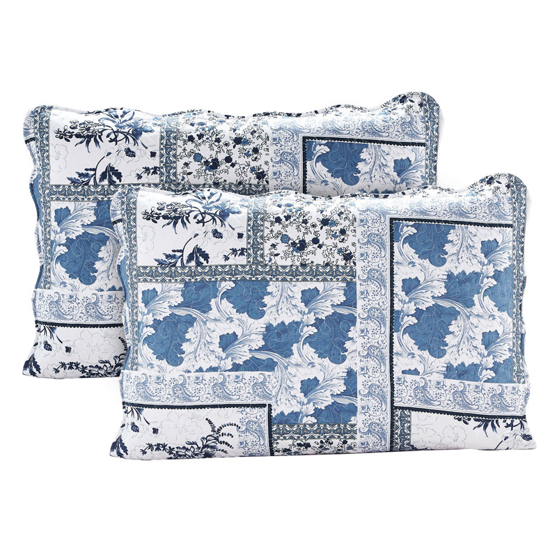Byrne Traditional Polyester Floral Quilt, Super Queen