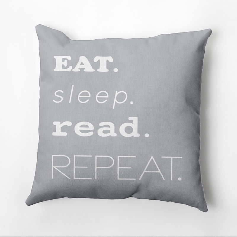 Beach Vacation Pillow Cover & Insert, 20" H x 20" W, Gray