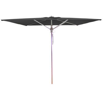 Parasol carré en aluminium avec tissu Sunbrella 8 pi Rudisill