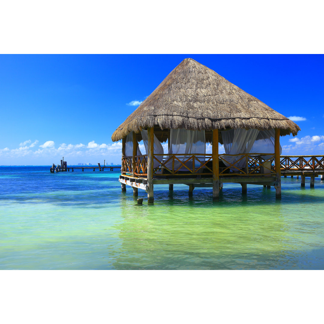 Strand Palapa von Agustavop - Druck