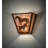Rustic Lodge Mica Flush Mounted Sconce