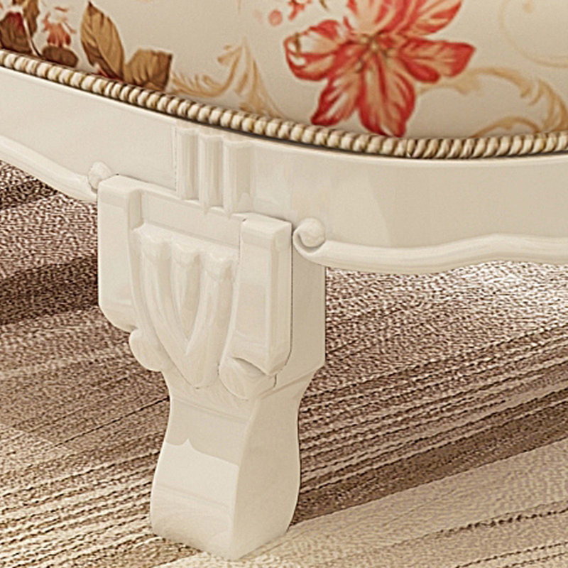 Chaise longue rembourrée Bottolf, Chaise longue à accoudoir gauche