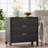 Oversized Nightstand with 3 Drawers