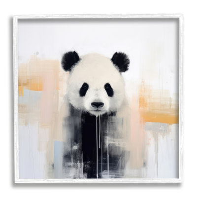 " Abstract Panda Bear " by Irena Orlov