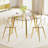 Modern Minimalist Style Circular Transparent Tempered Glass Table (Only Tables, No Chairs)-10527315-10527312