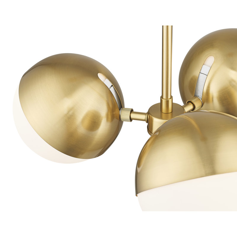 Buckhaven 3 Light Chandelier, Gold