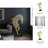 Modern Abstract Metal and Aluminum Horse Sculpture with Contemporary Artistic Silhouette on Display Base