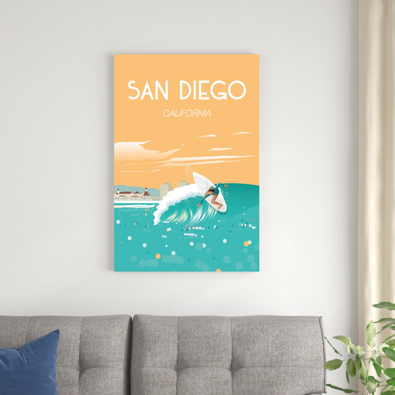 San Diego, H 30 po x l 20 po