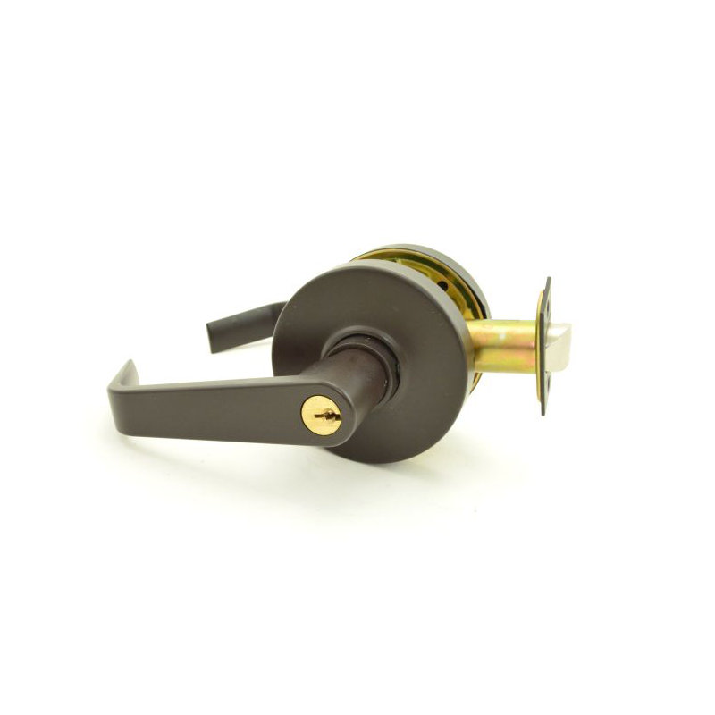 Storeroom Clutching Cylindrical Door Lever, Oil Rubbed Bronze