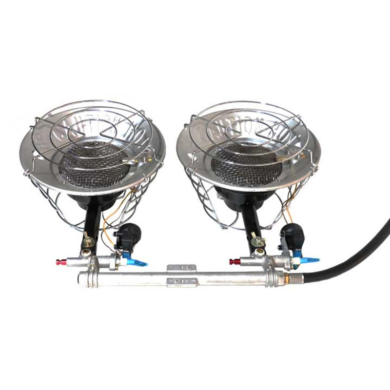 Chauffe-réservoir à double tête AZ Patio Heaters