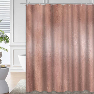 Rideau de douche Rose Copper Bronze