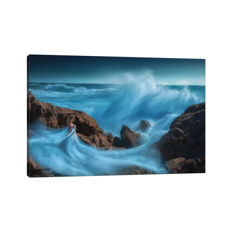Amphitrite Wedding Dress by Paolo Lazzarotti - Wrapped Canvas Gallery-Wrapped Canvas Giclée, 20.32 cm H x 30.48 cm W