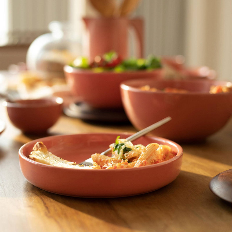 Pasta Bowl | Rustic Reef Ceramic Pasta Bowl | 7.9" | Deep Plate