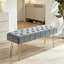 Velvet Upholstered Bench