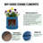 8 In., 6 In. Round Ceramic Planter Pot Set With Drainage Saucer （2 Pack),Leaf Pattern Design-1431424470