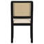 Benson Black Rattan Cane Dining Side Chair(Only Dining Chairs)