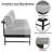 5-Piece Aluminum U-Shaped Outdoor Sectional Set-886641425