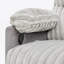 Fauteuil inclinable manuel en velours côtelé-1491386812