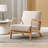 Carrel Upholstered Armchair-453591982