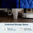 81.5" L Bright Blue Upholstered Bed With Soft High Headboard