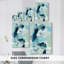 Toile tendue I-Premium Gallery Teal Composition - Prêt à accrocher