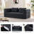 Convertible Folding Sofa Bed, 79" Queen Chenille Boneless Couch with Removable Armrests, No Assembly 2 Seater Sofa, Double Futon Couch for Living Room & Bedroom-2060349312