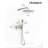 Angelsey 2-Function Shower System with Pressure Balance Valve, 12-inch Solid Round Shower Head and Hand Shower in Brushed Nickel-119356349