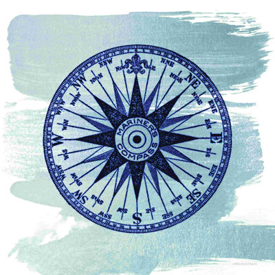 Rose boussole brossé bleu minuit