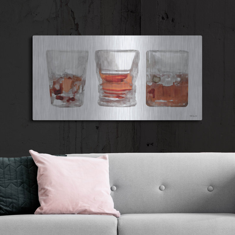 "Bourbon Glasses 1" par Stellar Design Studio, H 24 po x l 48 po