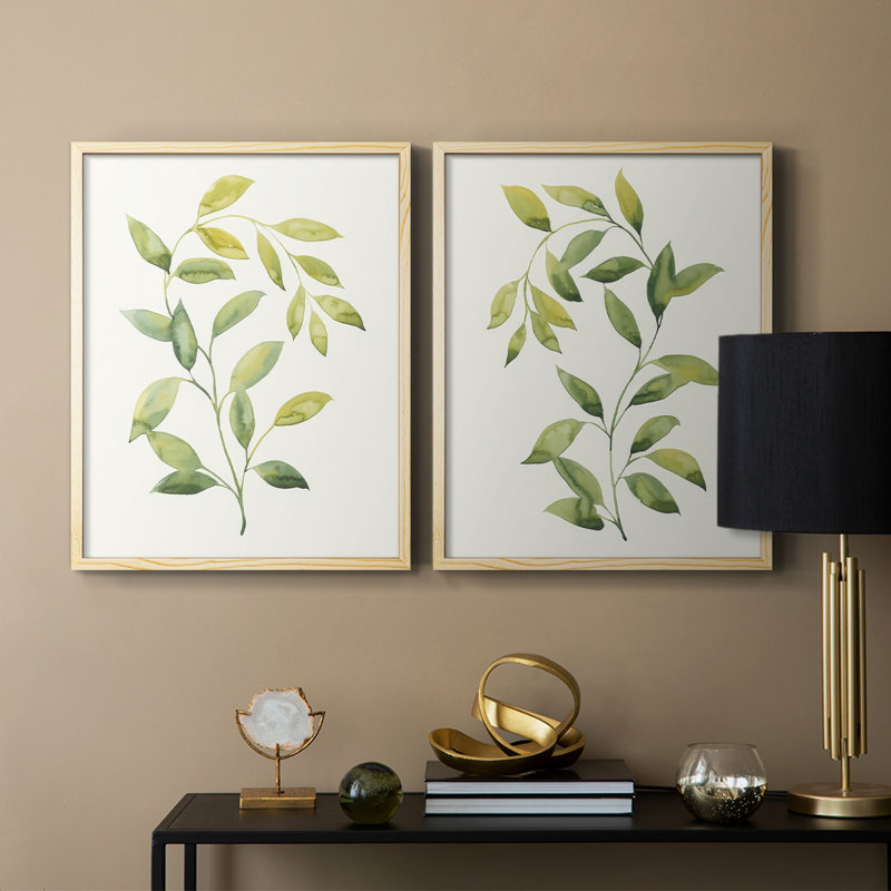 «Wilted Vine I», reproduction encadrée de qualité supérieure - prête à être accrochée - aucun clou requis - aucun clou requis