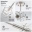 Luminaire suspendu en verre à 1 lumière de 7,87 po, cordon réglable pour îlot de cuisine, au-dessus de l'évier-187584537-187584539