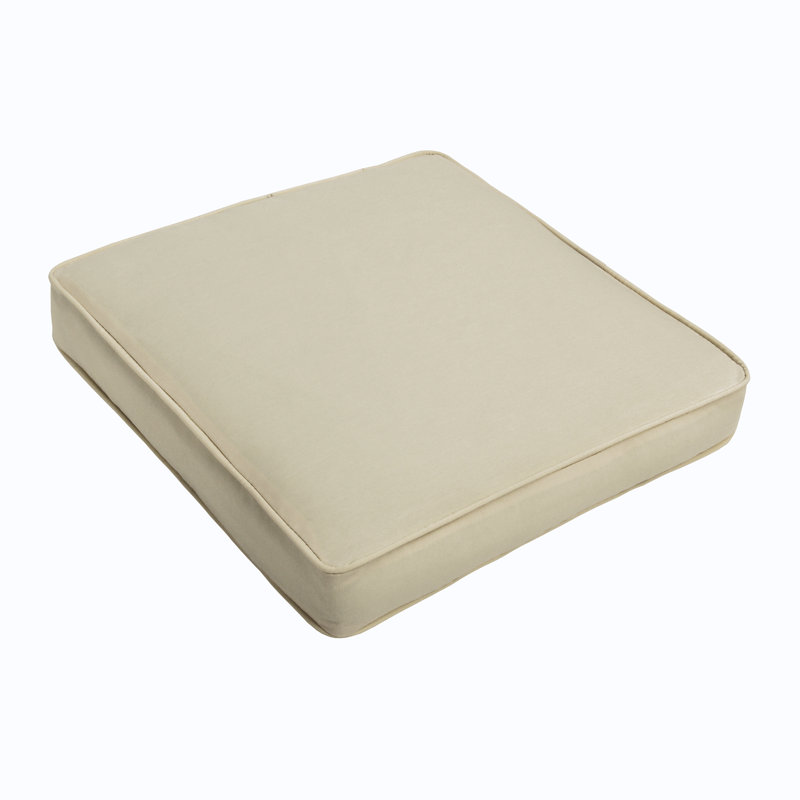 Parvati Outdoor Seat Cushion, Fresco Natural
