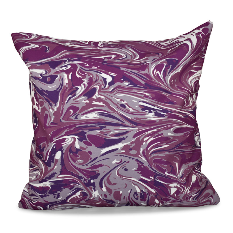 Housse et insert de coussin carré Mélange, H 20 po x l 20 po, Violet