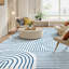  Tapis de chambre à coucher moelleux abstrait antidérapant pour salon-1780374436