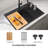 33'' L Single Bowl Quartz Composite Kitchen Sink