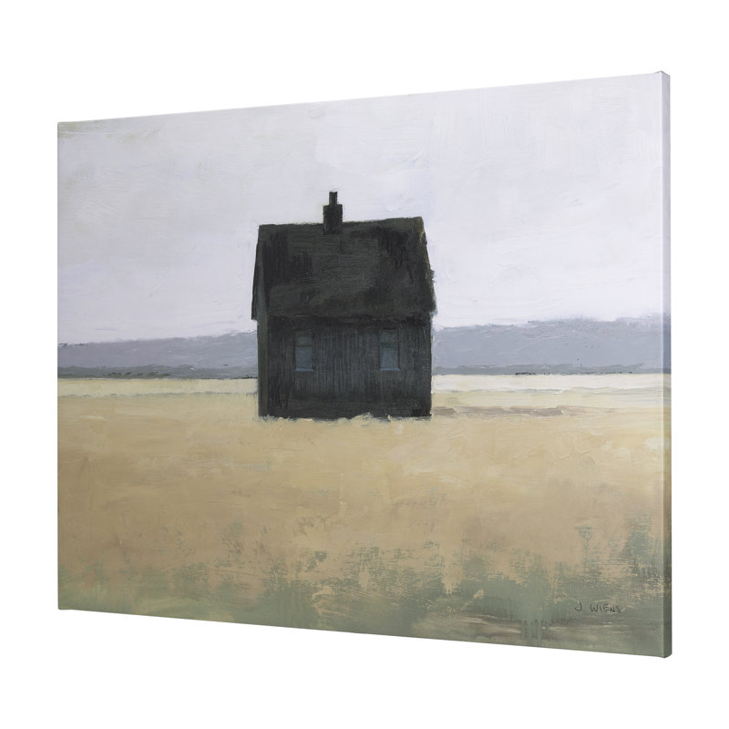 Toile texturée Lonely Landscape II, H 42 po x l 56 po x P 3 po