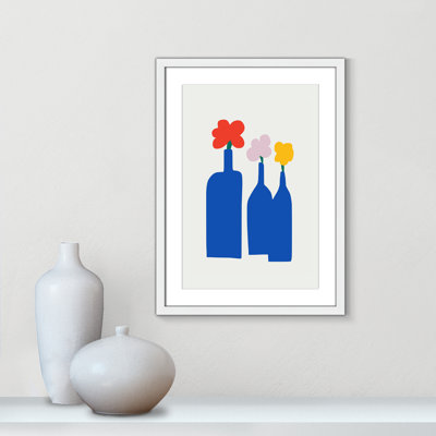 «Bold Blooms Trio Print» par Dean