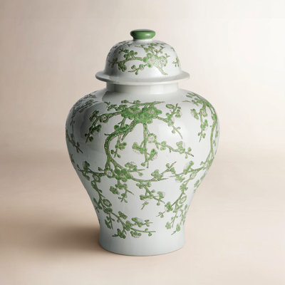 Rem 22.25'' Handmade Porcelain Ginger Jar