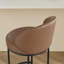 Tabouret de comptoir pivotant 27 po avec structure cylindrique en métal Angelick-116179551-116179549