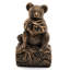 Pieds de jardinière Koala couleur bronze dans une boîte cadeau