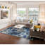 Tapis oriental bleu / blanc-33923172