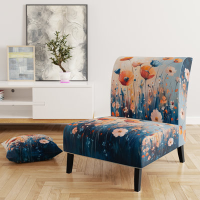 Fauteuil de chambre Poppies Rembourré - Field Of Poppy Meadows